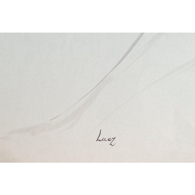 Evelyne Luez, Young Nude Man, Drawing on Paper For Sale - Image 4 of 8