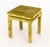 Pair of Parsons Style Green Velvet Upholstered Stools For Sale - Image 4 of 7