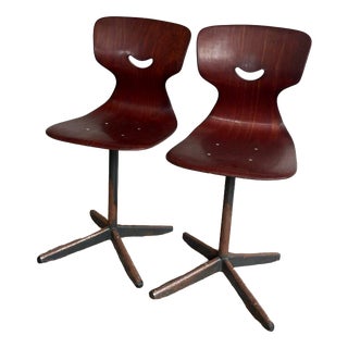 Smiley Pagholz Chairs from Thur-Op, Set of 2 For Sale