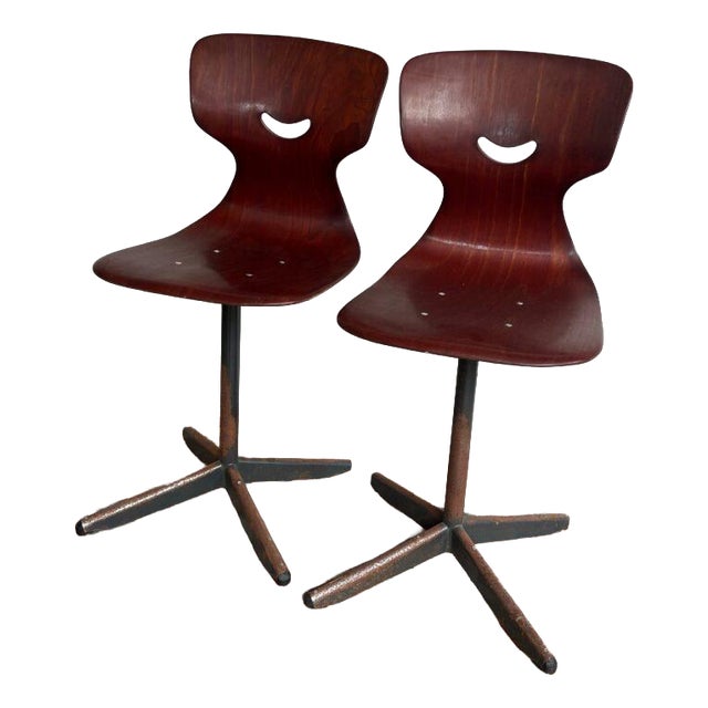 Smiley Pagholz Chairs from Thur-Op, Set of 2 For Sale