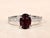 The Camarillo: 2.03 Carat Natural No Heat Deep Red Ruby Engagement Ring For Sale - Image 9 of 13