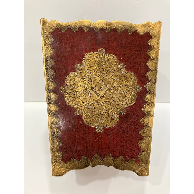 1950s Florentine Waste Basket For Sale - Image 4 of 6