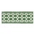 Sample - Schumacher Lattice Tape in Green For Sale