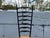 1960s High Back Chair, Italian , Chiavari Style, Buffa, Ponti Style, Cane, Black For Sale - Image 11 of 13