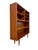 Wood Vintage Danish Modern Open Bookcase With Adjustable Shelves and Tapered Legs For Sale - Image 7 of 11
