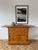 Farmhouse Vintage Maple Drop Leaf-Sideboard Credenza Bar For Sale - Image 3 of 13