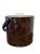 Mid 20th Century Vintage Shelton Designs Attributed Tortoise Shell Ice Bucket by Towle – Mid-Century Modern Insulated Acrylic Barware For Sale - Image 5 of 7
