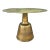 Brass Finish Round Dining Table For Sale