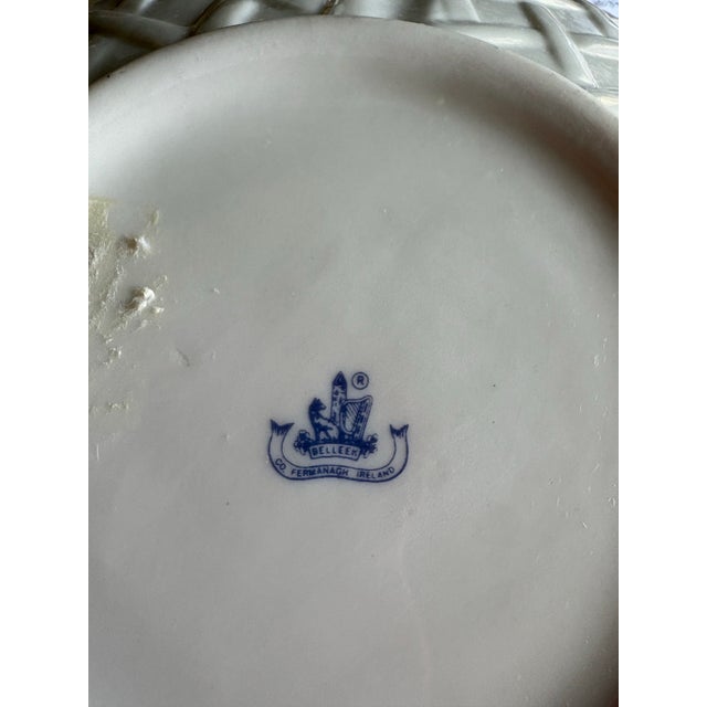 Shabby Chic 1990s Belleek Ireland County Fermanagh Bowl For Sale - Image 3 of 4
