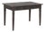 Late 19th Century Swedish Black Painted Pine Two-Drawer Table For Sale