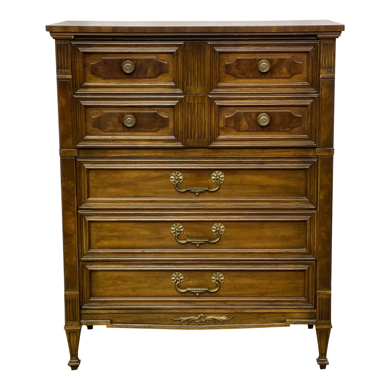 Vintage MidCentury Mahogany Drexel Heritage Francesca Chest of Drawers