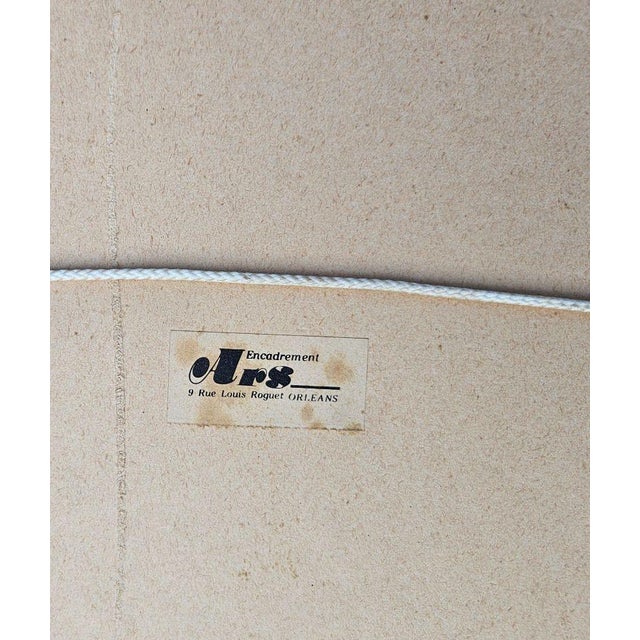 Paper Robert Dago, Scenes of Life in Saint Martin, 1970s, Gouache For Sale - Image 7 of 8