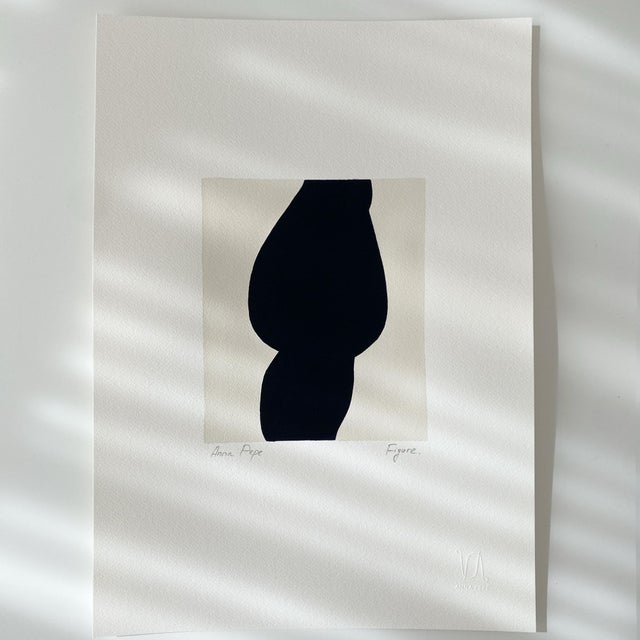 Original Gouache Painting "Figure 07" For Sale - Image 6 of 8