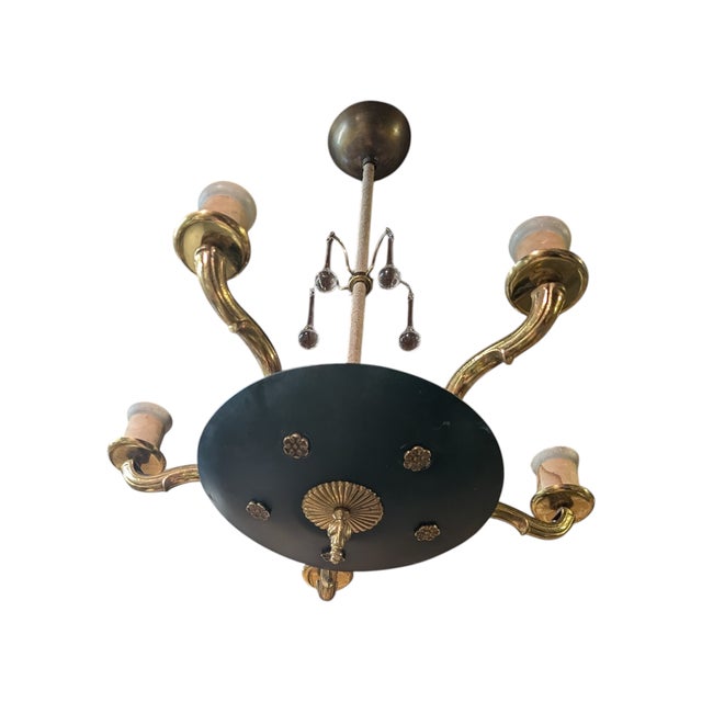 Vintage Chandelier by Paavo Tynell for Oy Taito Ab, 1930s For Sale - Image 13 of 18