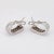 Elegant pair of 2ct diamond shrimp earrings, crafted in 18k white gold (circa 2000s) Round brilliant, straight baguette...