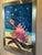 Original signed Tomas Panzarino mixed media coastal artwork featuring a vivid under-the-sea scene with dimensional crab,...