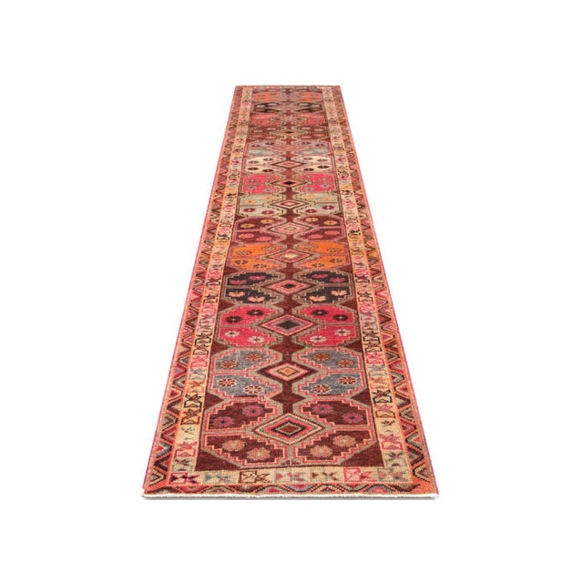 1960s Turkish Oushak Runner For Sale In Los Angeles - Image 6 of 6