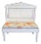 Antique Neoclassical Headboard Re-Purposed Into Bench For Sale