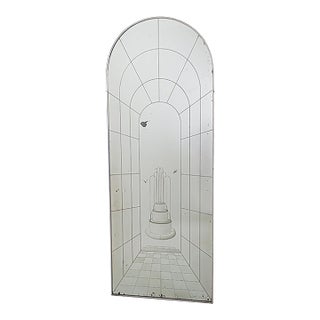 1930s Luigi Fontana Large Wall Mirror For Sale