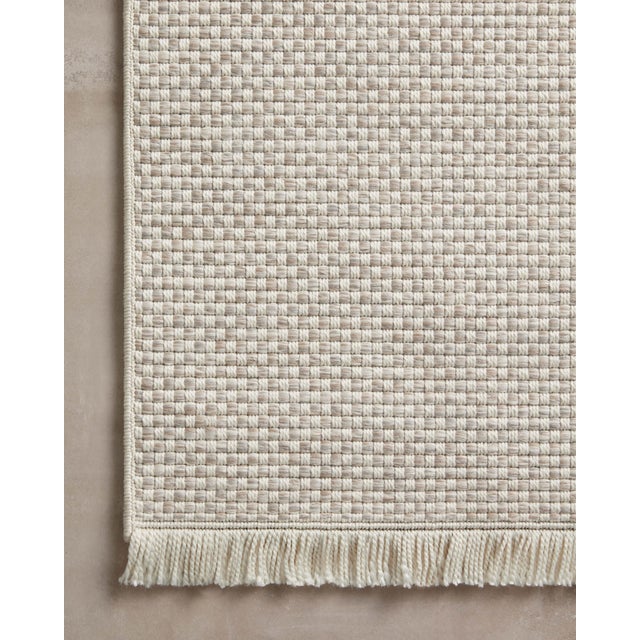 Loloi Rugs Amber Lewis x Loloi Malibu Ivory / Dove 7'-8" x 10' Area Rug For Sale - Image 4 of 6