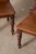 Pair of Late 19th Century Victorian Hall Chairs With Petite Floral Cravings For Sale - Image 9 of 10