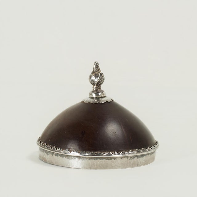 Antique Anglo Indian Coconut Shell Box on Legs For Sale - Image 12 of 12