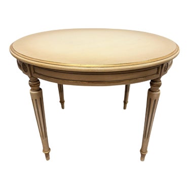 Gustavian Style Round Side Table For Sale
