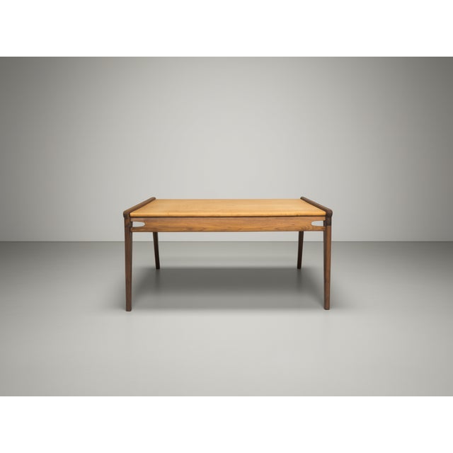A refined example of post-war German studio modernism, this hunting table designed by Heinz Heger for PGH Erzgebirgisches...