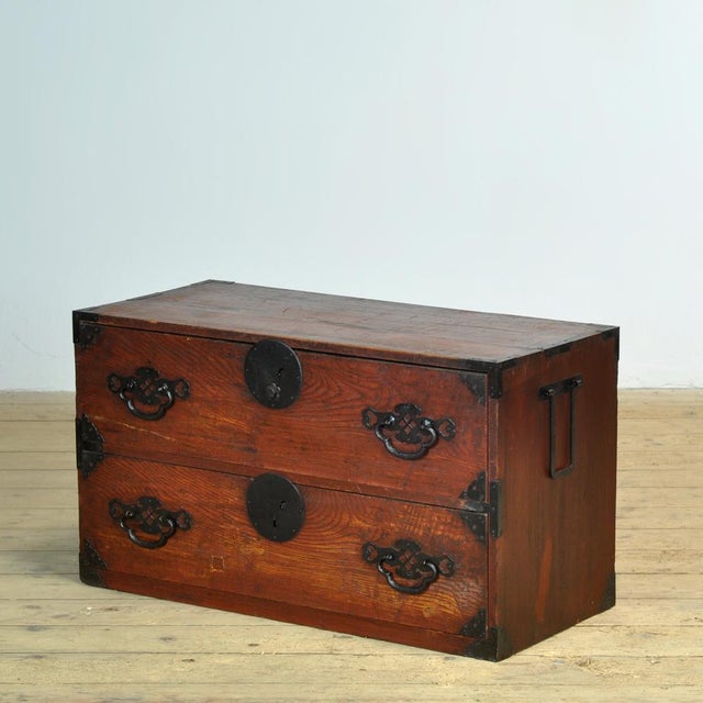 Japanese Tansu Chest of Drawers, 1870s For Sale - Image 16 of 16