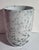 Farmhouse Vintage Bybee Pottery Marbled Hand-Thrown Ceramic Cups / Tumblers - Pair (Pink & Sage Green) For Sale - Image 3 of 10