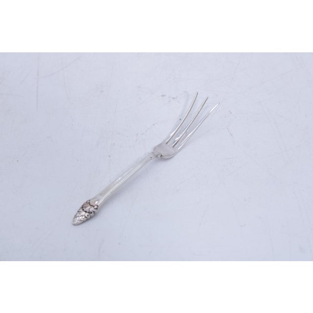 Vintage Gorham Sterling Manufactured 37 Piece Silverware Set With Box For Sale - Image 9 of 17