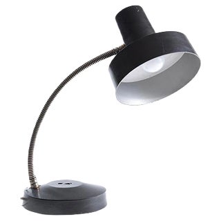 Black Bakelite Table Lamp from Elektrosvit, 1970s For Sale