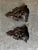 Mid-Century Modern 1970s Pair of Brown and Black Wooden Wall Sconces/Bracket For Sale - Image 3 of 5