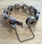 Fantastic Bracelet by Antonio Pineda Modernistic style of interlocking C's. Very flexible and comfortable. Safety Chain...