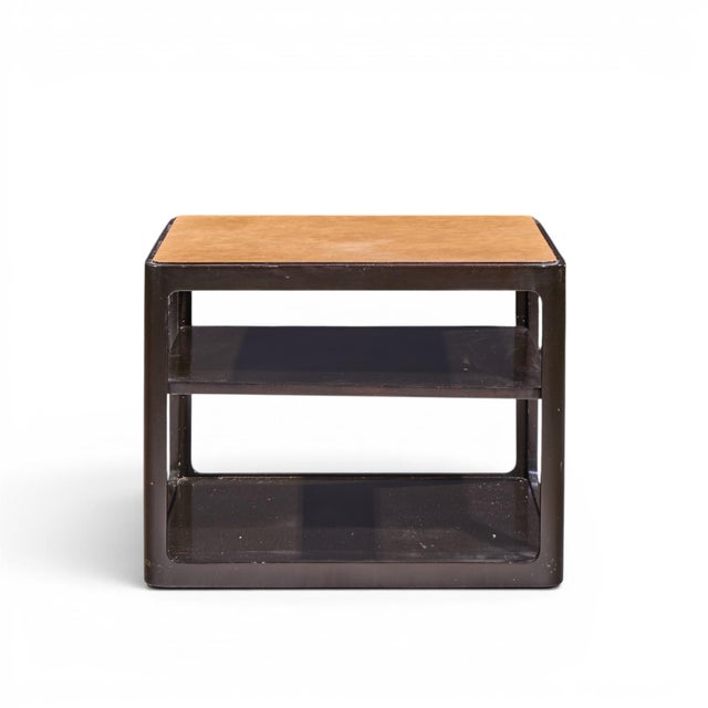Mid 20th Century Roger Sprunger for Dunbar Mid Century Mahogany Side Table For Sale - Image 5 of 10