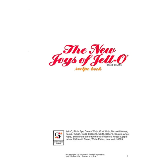 [128] pp. General Foods Corporation 1974 2nd Edition 8 5/8" x 5 3/4"