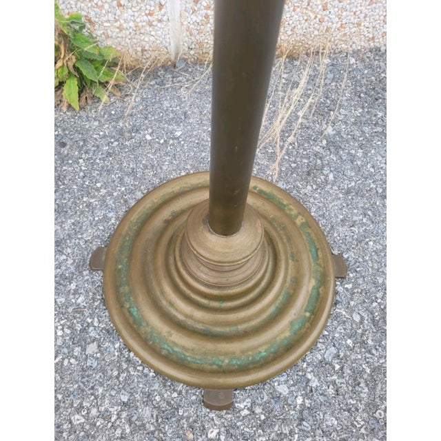 1970s Floor Coat Rack in Gilt Brass and Bronze, 1970s For Sale - Image 5 of 12