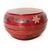 Chinoiserie Large 14" Antique Chinese REd Lacquer Wedding Box For Sale - Image 3 of 16