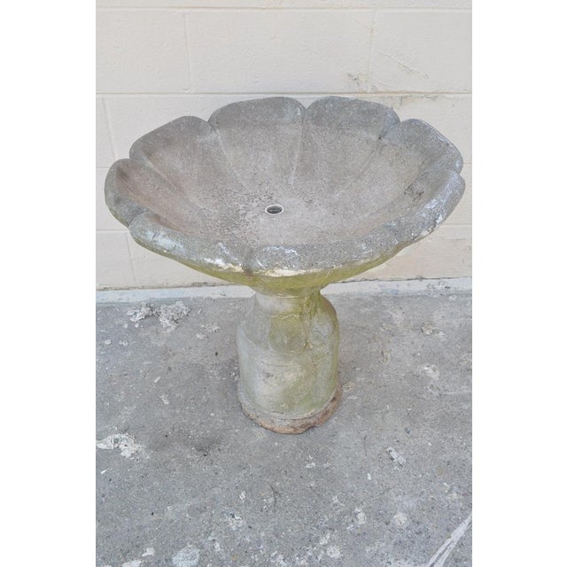 27" Vintage Henri Studio Palatine II Concrete Cement Garden Bird Bath Fountain Chairish