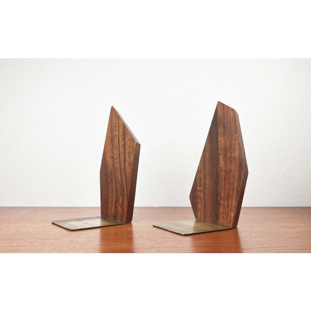 Mid-Century Modern Danish Bookends in Teak, 1960s, Set of 2 For Sale - Image 6 of 18