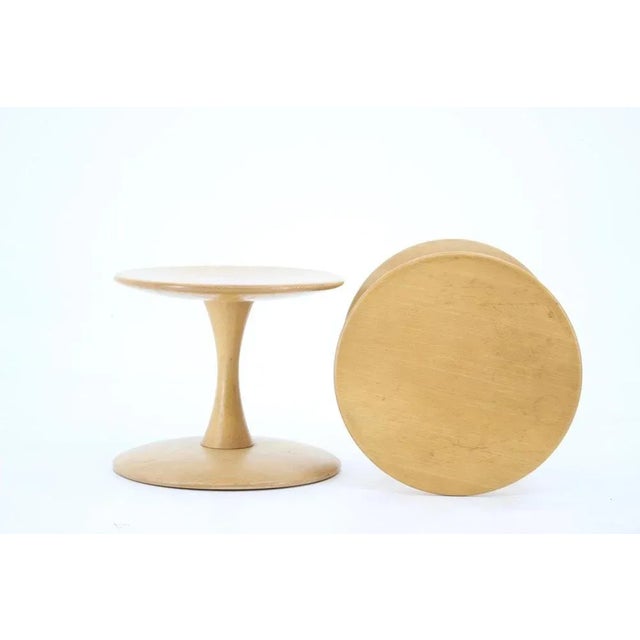 Nanna Ditzel Set of Danish Beech Stools by Nanna Ditzel for Kolds Sawmill, 1960s For Sale - Image 4 of 8
