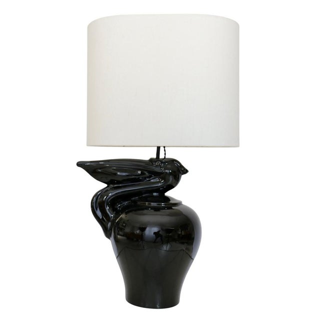 Black Table Lamp, France, 1970s For Sale - Image 8 of 8