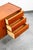Brown Mid Century Danish Modern End Table Side Entryway Teak 3 Drawers Wood Cabinet For Sale - Image 8 of 12