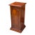 Georgian Inspired Figured Mahogany Pedestal For Sale