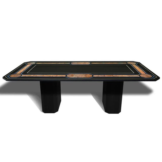Jewish Lunch Table with Slate Inlay by Cubioli for Cupioli Living For Sale - Image 6 of 6