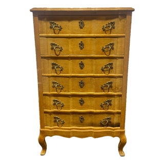 Danish Mid Century High Lingerie Chest / Dresser For Sale