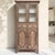 Rustic Country French character gives this charming antique vitrine a warmth that feels collected and authentic. Crafted...
