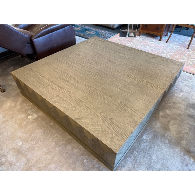 2010s Restoration Hardware Geometric Faceted Coffee Table For Sale - Image 5 of 18