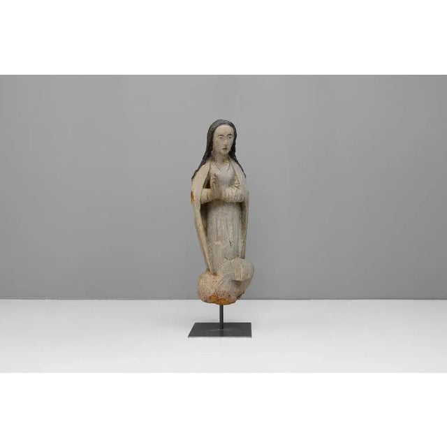 Wood Religious Figure, 1800, Pine For Sale - Image 7 of 7