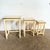 Chinese Cream and Silver Lacquered Nesting Tables - 3 Pieces For Sale - Image 4 of 7